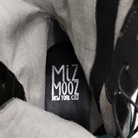 Miz Mooz Nala Combat Boots in Distressed Jade - Picture 11 of 13